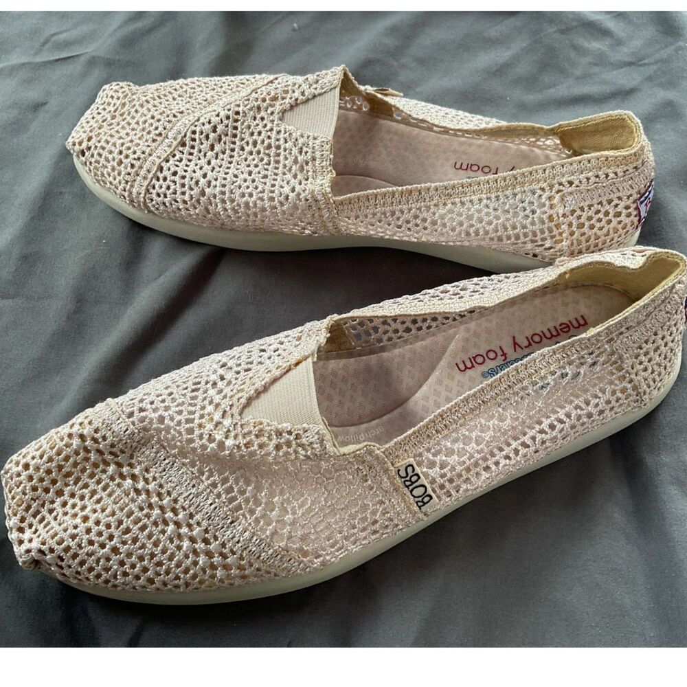 Bobs By Sketchers Slip On Flats Two Pair - image 7